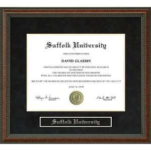  Suffolk University Diploma Frame