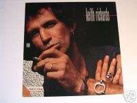 KEITH RICHARDS (ROLLING STONES) TALK IS CHEAP PROMO POSTER  