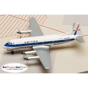  Aeroclassics United Airlines Viscount 700 Model Airplane 