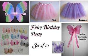 Princess Fairy party favors tutus, Tiaras, Wands Girl  