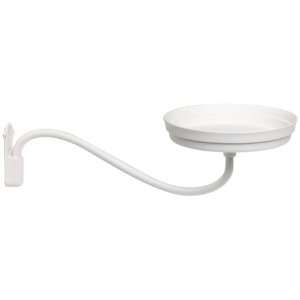  Hill Design 41401 Plant Sconce Side Mount, White Patio 