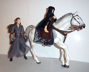 Lord of the Rings ASFALOTH ARWEN FRODO horse lotr complete toy biz 