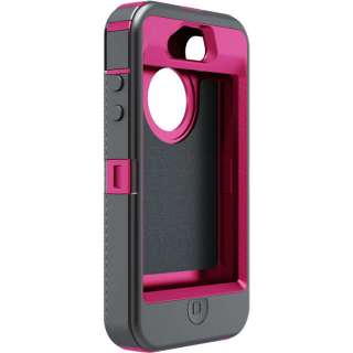   Defender Case Thermal Gunmetal Grey Pink for iPhone 4S 4 INSTOCK