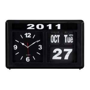  Retro Black Auto Flip Clock