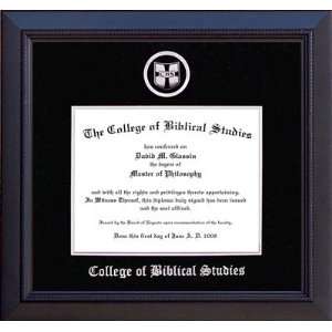 CBS Diploma Frame with Black Suede Mat 