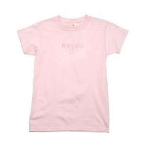 Omaha Royals Womens Pink Logo Short Sleeve Tee by Bimm Ridder   Pink 