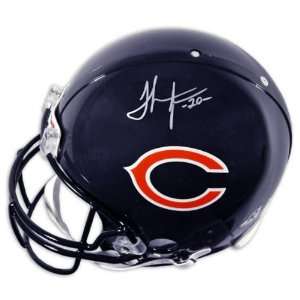  Thomas Jones Chicago Bears Autographed Pro Helmet Sports 