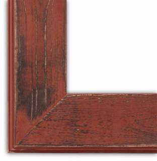 Ashley Rust Picture Frame Solid Wood New Distressed  