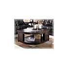 ASHLEY MARTINI SUITE Elegant Espresso/Glass Coffee Table   HOUSTON 