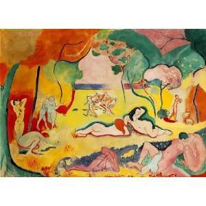 Matisse Art Reproductions and Oil Paintings: Le bonheur de vivre (The 