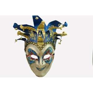   Jester Mask Full Face Mardi Gras Mask Masquerade Mask Toys & Games