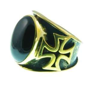    330 12 Maltese Cross Ring Organic / Silver Jewelry of Bali Jewelry