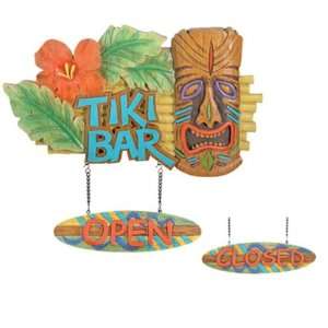  Tiki Bar Sign   Collectible Figurine Statue Sculpture 