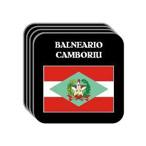 Santa Catarina   BALNEARIO CAMBORIU Set of 4 Mini Mousepad Coasters