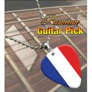 France Flag Premium Guitar Pick Necklace