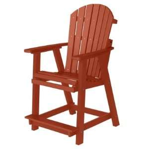  Elite Comfo Back Counter Chair   Burgundy: Patio, Lawn 