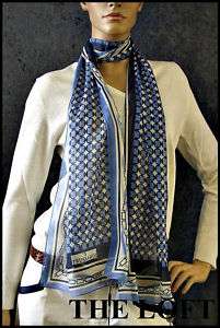 TRUSSARDI SCARF FOULARD SILK FREE SHIPPING WORLDWIDE  