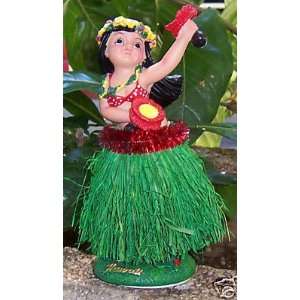  Hula Girl Dancing Uli Uli Dashbord Doll Hawaiian Hawaii 