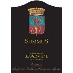  2005 Castello Banfi SummuS Sant Antimo DOC 750ml: Grocery 