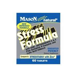  Mason Natural Stress Formula Tablets, with Zinc   60 Ea 