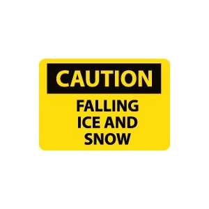    OSHA CAUTION Falling Ice And Snow Safety Sign: Home Improvement