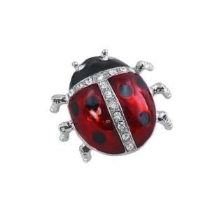   Crystals Brooch Pin Elegant Trendy Insect Fashion Jewelry: Jewelry