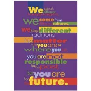  TREND ENTERPRISES POSTER WE SPEAK DIFFERENT LANGUAGE 