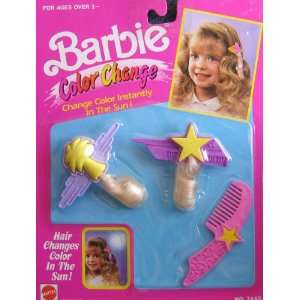  Barbie Color Change Hair Accessories   CHILD SIZE (1989 