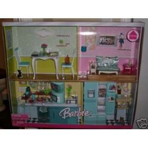  BARBIE   FURNITURE DELUXE GIFTSET   4 ROOMS OF FURNITURE 