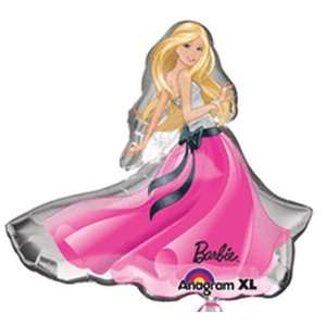  Barbie Glamour Dress Shaped Balloon: Toys & Games