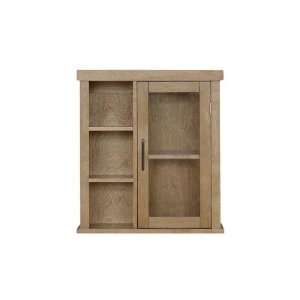   Fashions Olivia Wall Cabinet with 1 Door and Cubbies