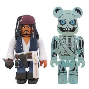   Caribbean Jack Sparrow & Barbossa KUBRICK BE@RBRICK Set: Toys & Games
