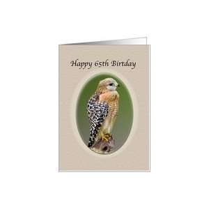  Birthday, 65th, Hawk Bird Card Toys & Games