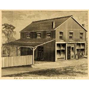  1884 Print James Hicks & Co. Country Store Kentucky 