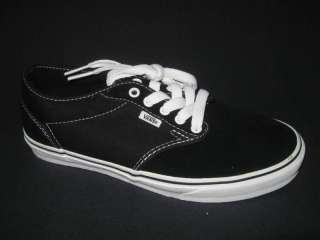 VANS Atwood Black White Mens shoes US Sizes 7.5   12  