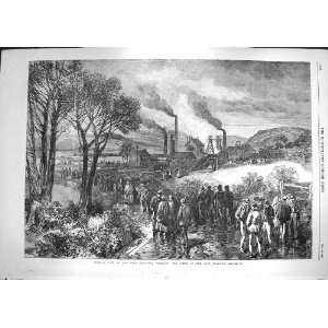 1866 General View Oaks Colliery Barnsley Disaster Mine  
