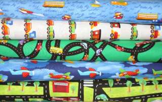 BOAT fabric Planes Trains Automobiles water ocean boats  