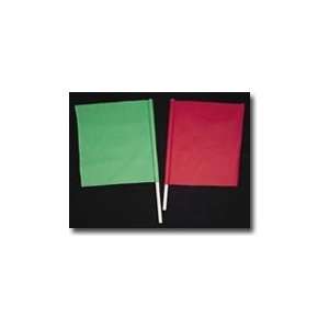  24X24W/30CLOTH SIGNAL FLAGS RED   CASE OF 10
