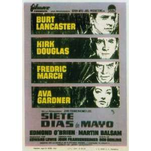  Seven Days in May Movie Poster (11 x 17 Inches   28cm x 