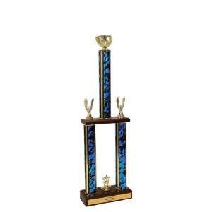  Baseball Glove Trophies   Wood Base