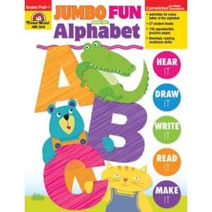    4 Pack EVAN MOOR JUMBO FUN WITH THE ALPHABET: Everything Else