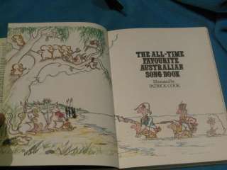ALL TIME FAVOURITE AUSTRALIAN SONG Book   Patrick Cook  