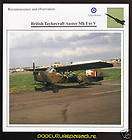 BRITISH TAYLORCRAFT AUSTER Mk I to V Airplane SPEC CARD