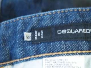 NWT Authentic DSQUARED 2 JEANS Made in ITALY Sz52/US.38  