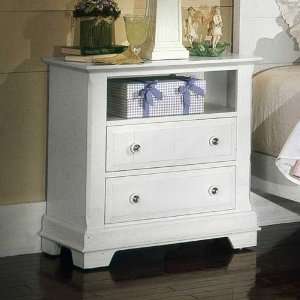  Vaughan bassett cottage night Stand snow White: Home 