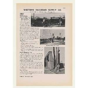  1940 Western Railroad Supply Model 10 Signal Gates Print 