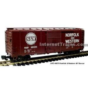   Aristo Craft Large Scale 40 Box Car   Norfolk & Western: Toys & Games