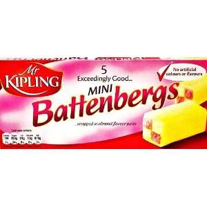 Mr Kipling Mini Battenberg Cake 5pk Grocery & Gourmet Food
