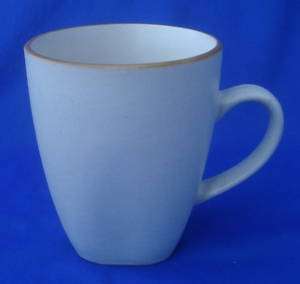 Home Trends collectors square coffee mug cup off white  