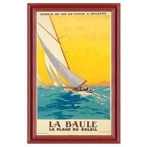  La Baule Vintage Sail Framed Art: Toys & Games